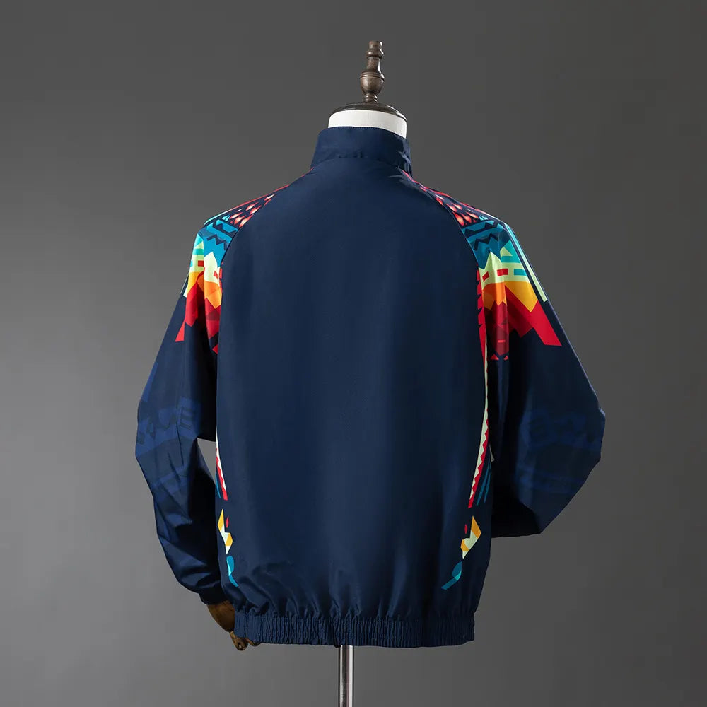 Club America Team Trench Coat Reversible Jacket Windbreaker
