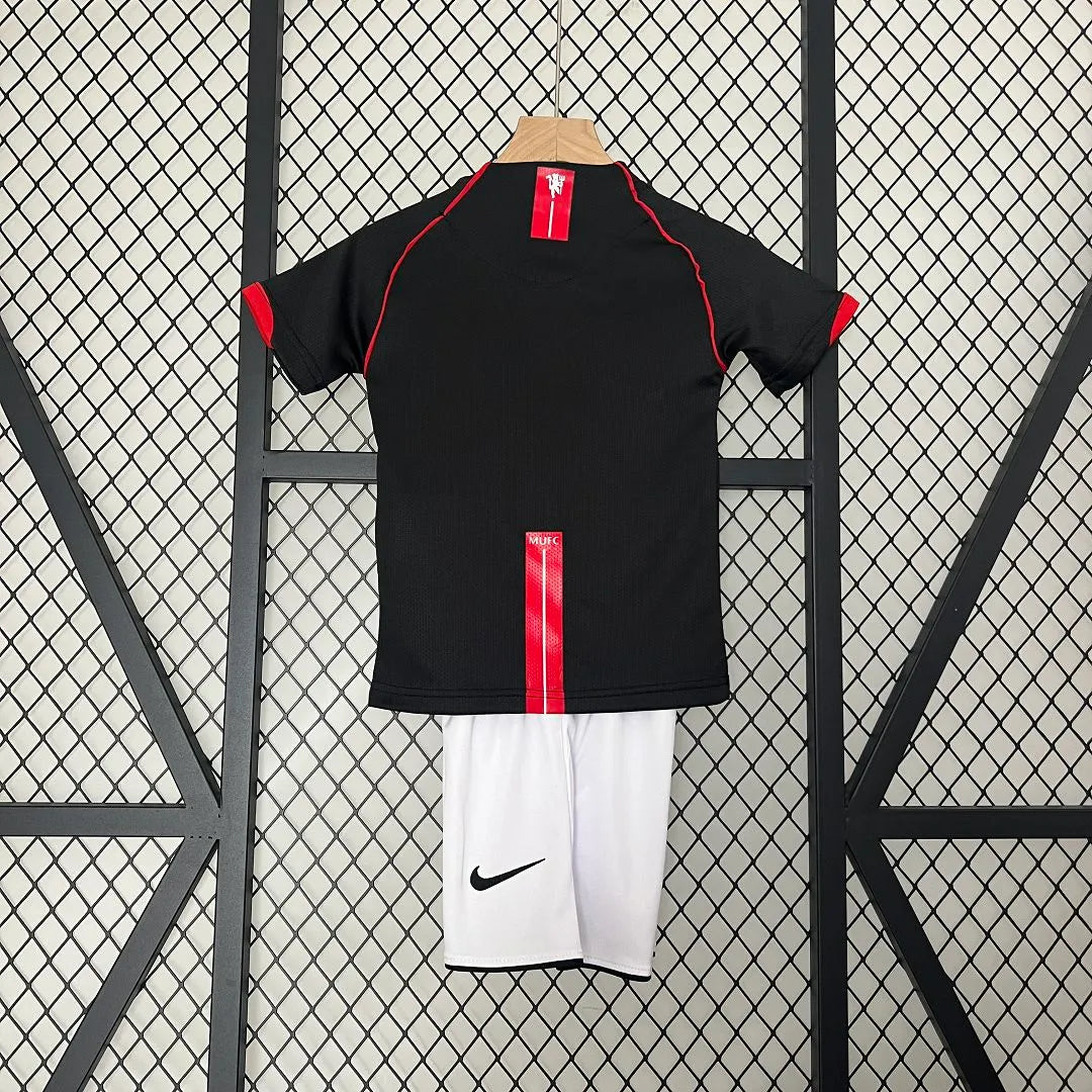 Manchester United 07-08 Away Retro Kids Kits Children Sets Football Jerseys