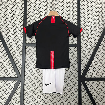 Manchester United 07-08 Away Retro Kids Kits Children Sets Football Jerseys