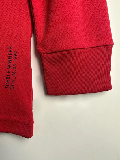 Retro Manchester United Home Long Sleeve Football Shirt 2019-2020