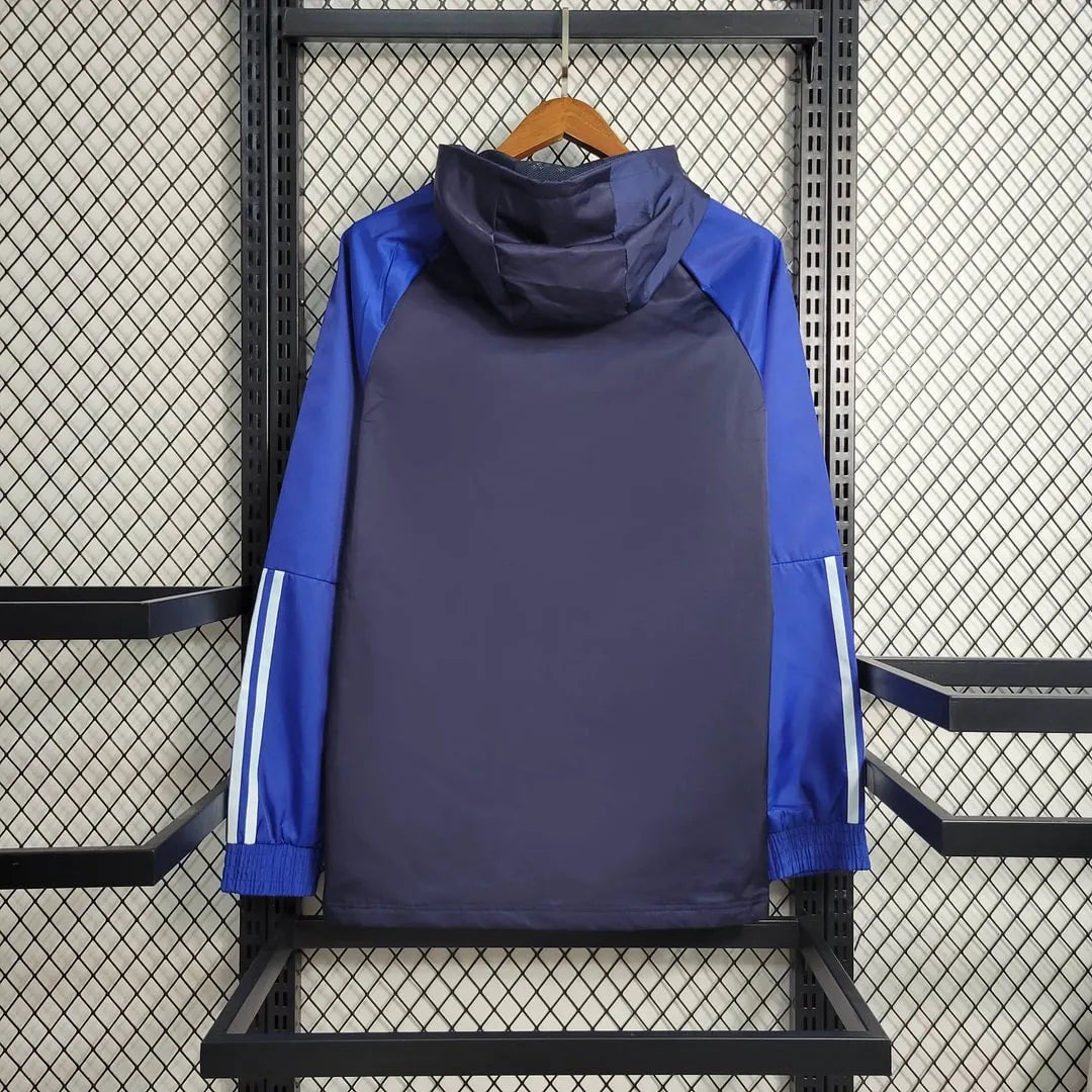 2023/2024 Real Madrid Windbreaker Blue Football Shirt