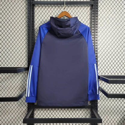 2023/2024 Real Madrid Windbreaker Blue Football Shirt
