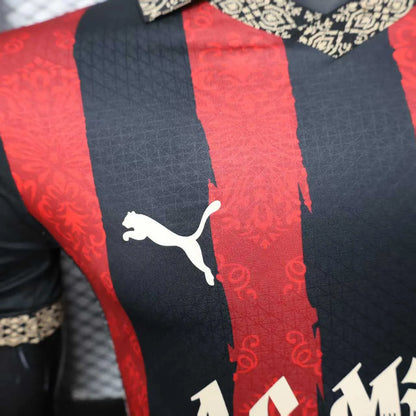 Player Version 25-26 AC Milan Redesigned Home Jersey