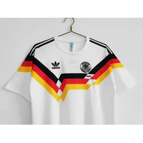 West Germany 1990 Retro Jersey Home World Cup