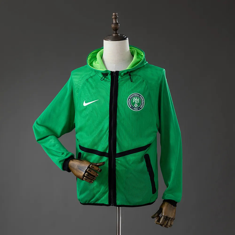 Nigeria 2026 Men's Football Anthem Jacket - Green