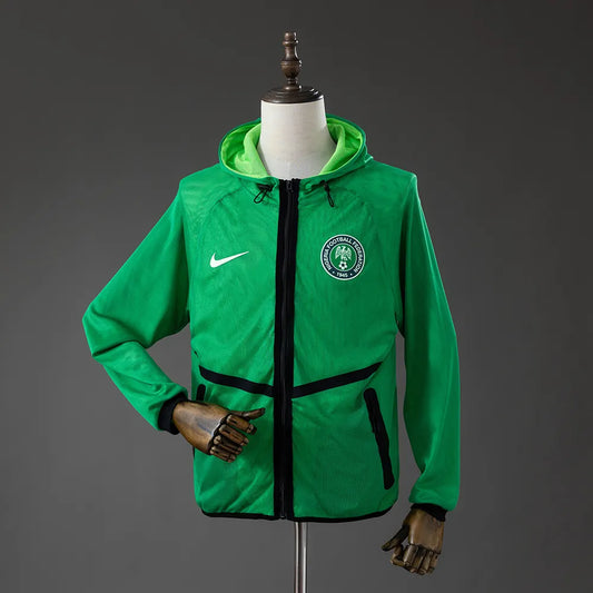 Nigeria 2026 Men's Football Anthem Jacket - Green
