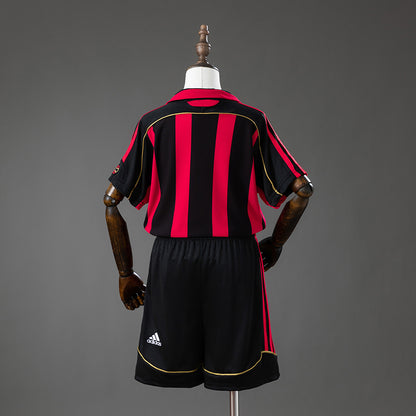 AC Milan 06-07 Home Retro Kids Kit