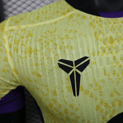 Kobe Barcelona 25-26 Away Player Edition Yellow Shirt