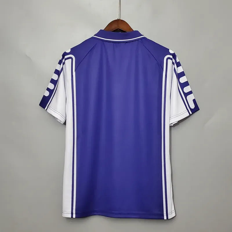 Fiorentina BATISTUTA #9 RUI COSTA #10 1999/00 Retro Jersey Home