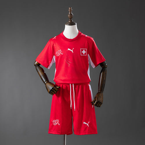 Switzerland 2026 Home Kids Kit Jersey