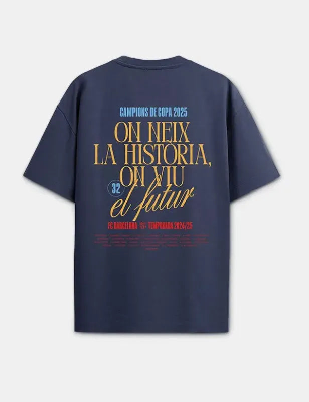 Barcelona King's Cup Champion T Sleeve 2024-25