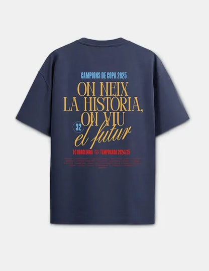 Barcelona King's Cup Champion T Sleeve 2024-25