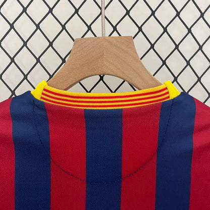 Barcelona 13-14 Home Retro Kids Kits Children Shirt Cheap Jersey