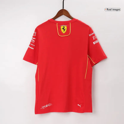 F1 Scuderia Ferrari Racing Team Charles Leclerc Driver T-Shirt 2024