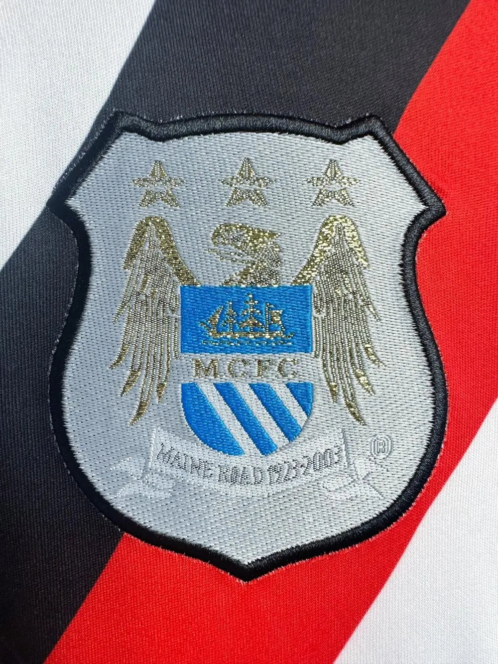 Retro Manchester City Away Football Shirt 2002-2003