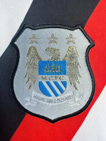 Retro Manchester City Away Football Shirt 2002-2003