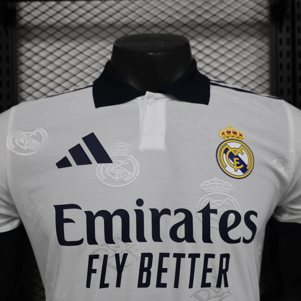 Real Madrid Men's Polo Shirt White 25-26