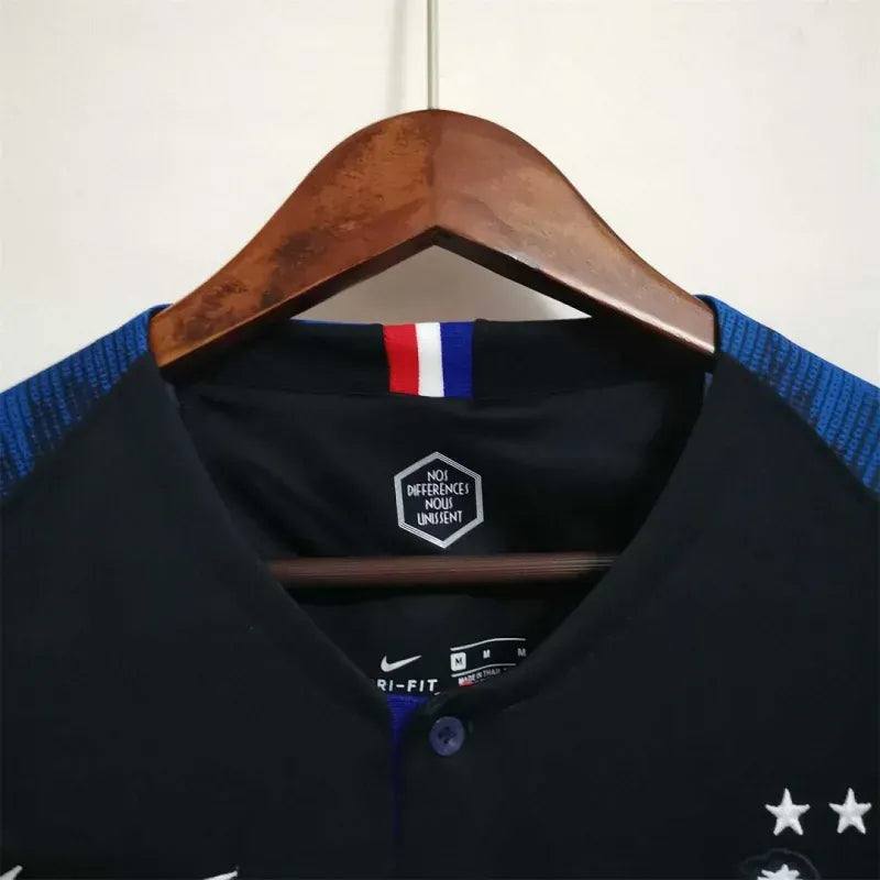 France World Cup 2018 Champion 2 Stars Home Retro Jersey