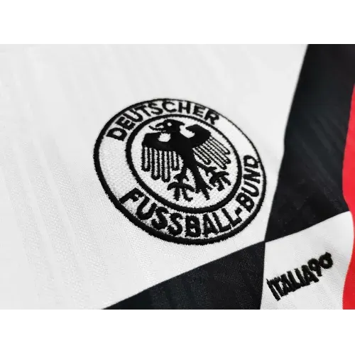 West Germany 1990 Retro Jersey Home World Cup