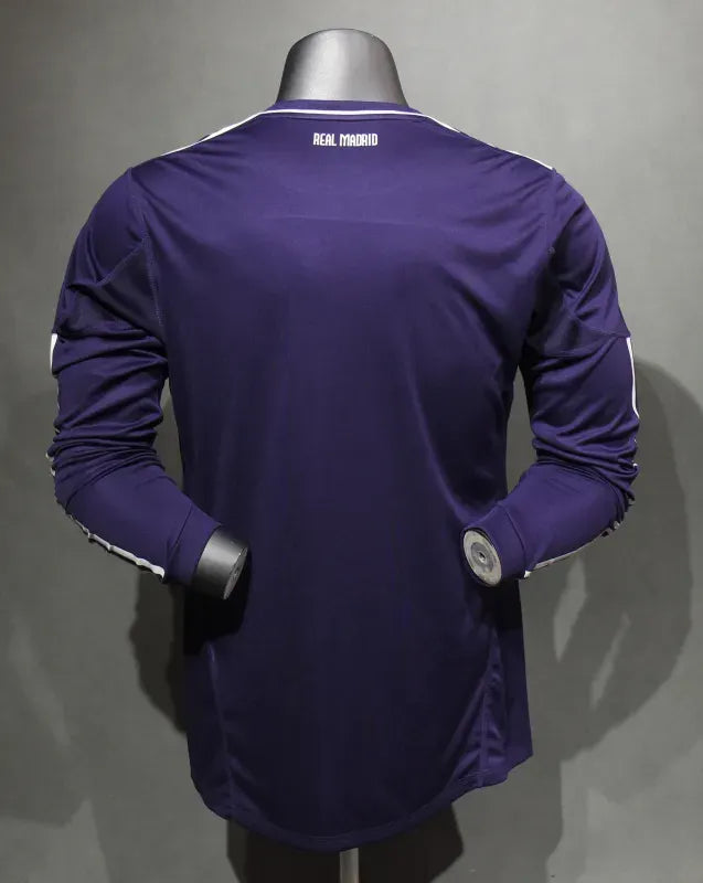 Real Madrid Third Away Retro Jersey Long Sleeve Shirt 10-11