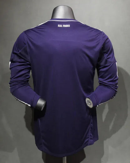 Real Madrid Third Away Retro Jersey Long Sleeve Shirt 10-11