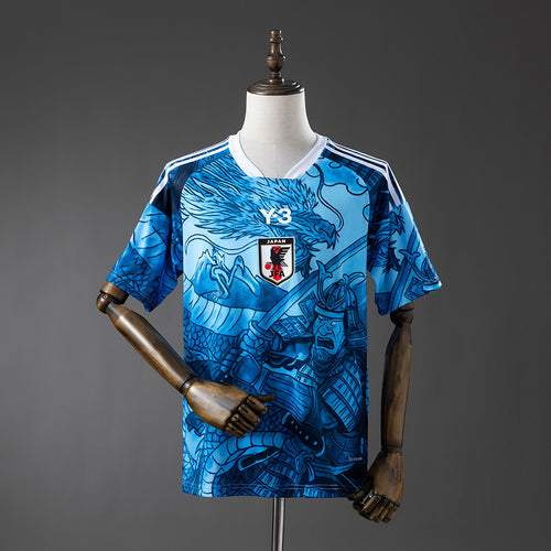 Japan 25-26 Samurai and Blue Dragon Pattern Jersey