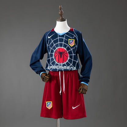 Atletico Madrid 04-05 Away Retro Long-Sleeve Kids Kit