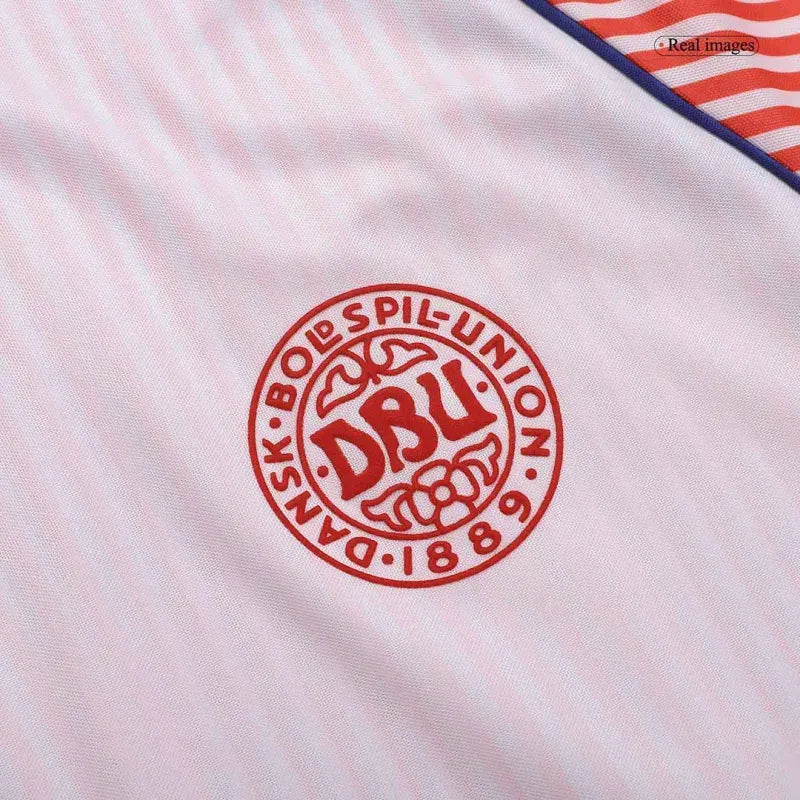 Denmark 1986 Retro Jersey Away