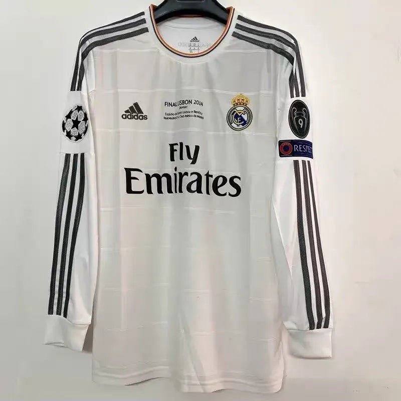 Real Madrid Retro Jersey Home Long Sleeve 2013-14