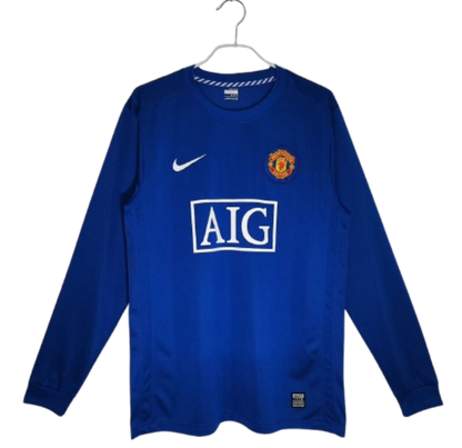 08-09 Manchester United Home Retro Jersey #7 Ronaldo Long Sleeve