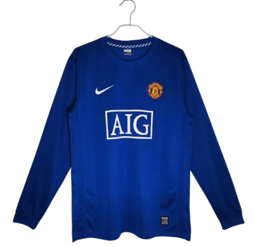 08-09 Manchester United Home Retro Jersey #7 Ronaldo Long Sleeve