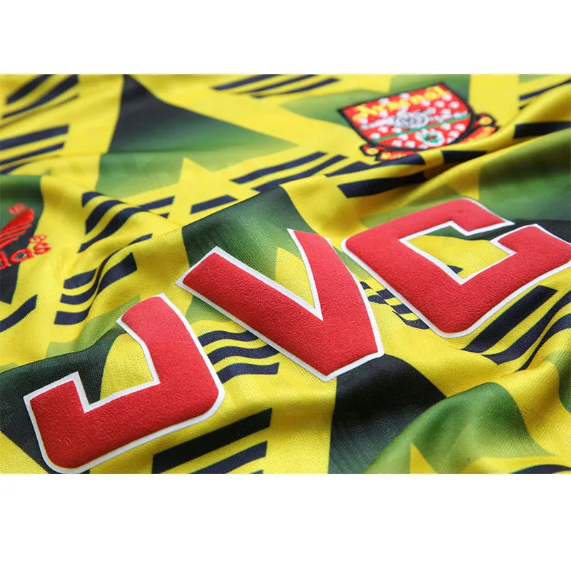 Arsenal Retro 91-93 Away Football Yellow Shirt