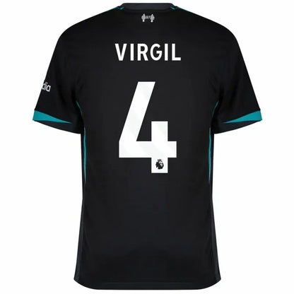 Liverpool Away Virgil 4 Shirt 2024-2025 Size:S-4XL
