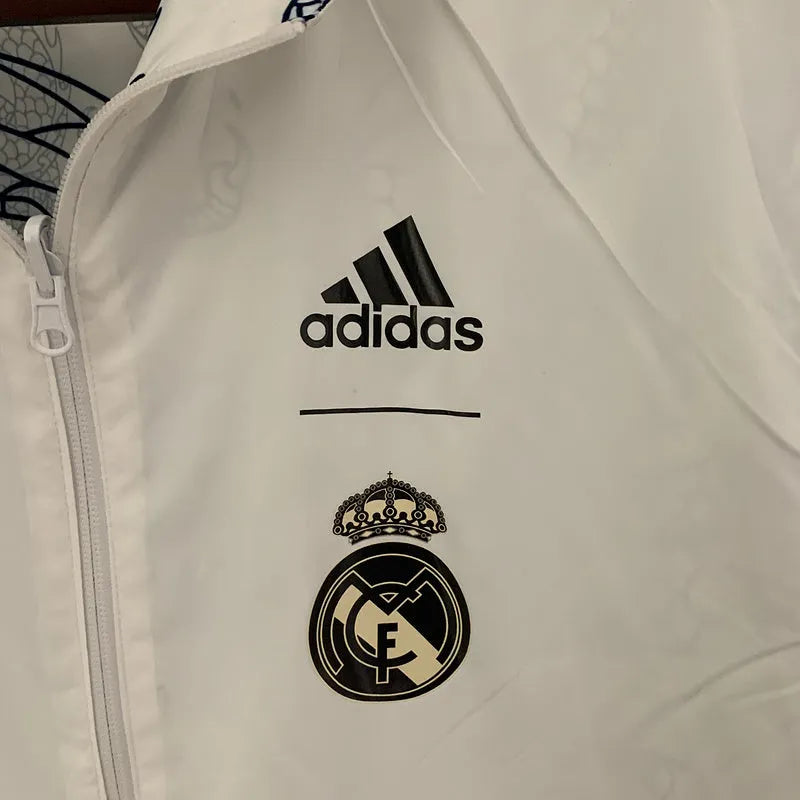 Real Madrid Double Sided Windbreaker White Jacket 2024