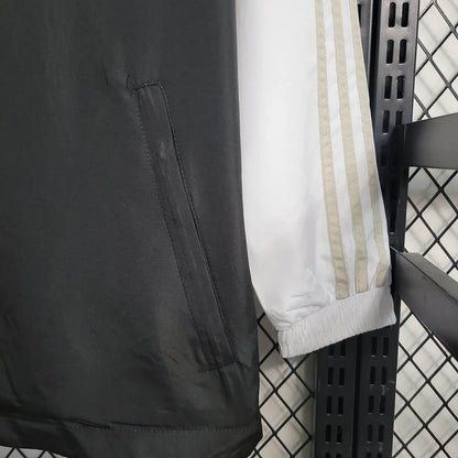 2023/2024 Juventus Windbreaker(White-Black)Football Shirt