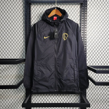 2023/2024 Corinthians Windbreaker Black Football Shirt