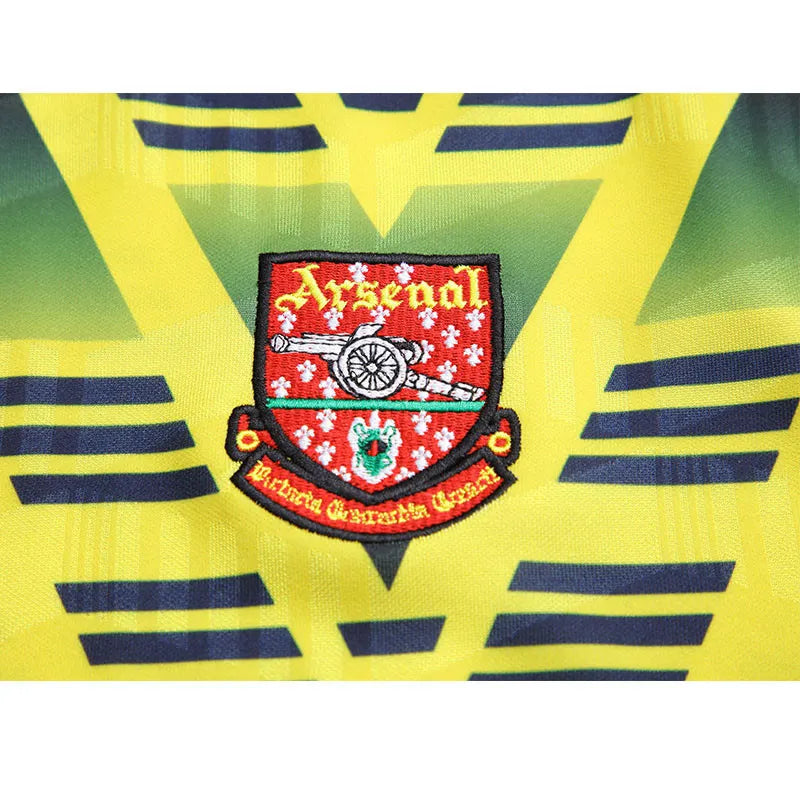 Arsenal Retro 91-93 Away Football Yellow Shirt