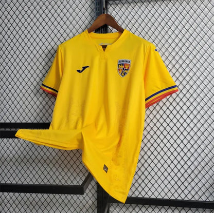 Romania Nation Home Soccer Jersey Replica 2024 EURO 2024