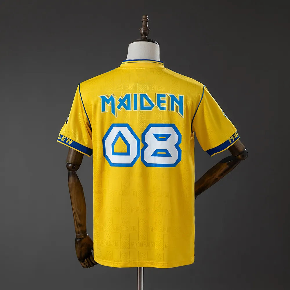 Iron Maiden x West Ham United 2008 Retro Yellow Jersey