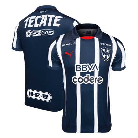 SERGIO RAMOS #93 Authentic Soccer Jersey Monterrey Home Shirt 2024-25