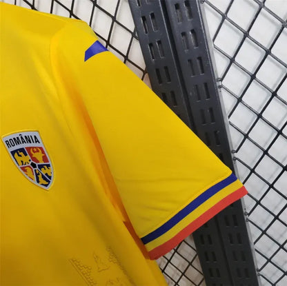 Romania Nation Home Soccer Jersey Replica 2024 EURO 2024