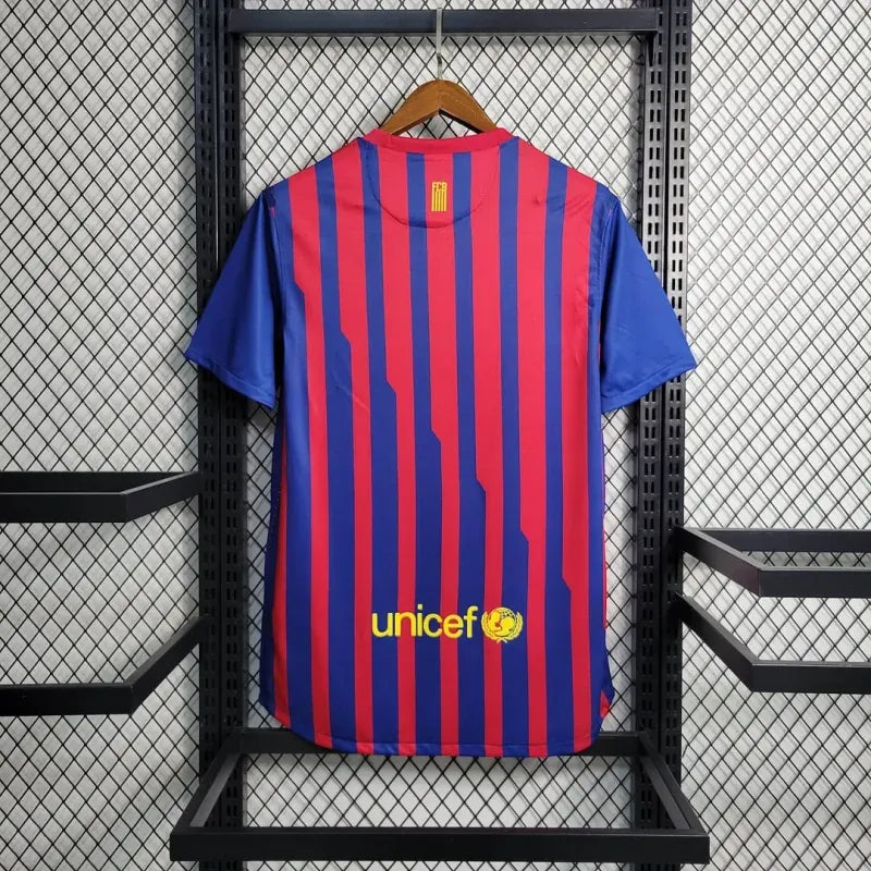 Nike Men Barcelona Retro Home Soccer Shirt 2011-12