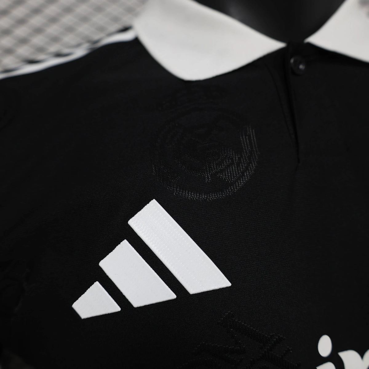 Real Madrid Men's Polo Shirt Black 25-26
