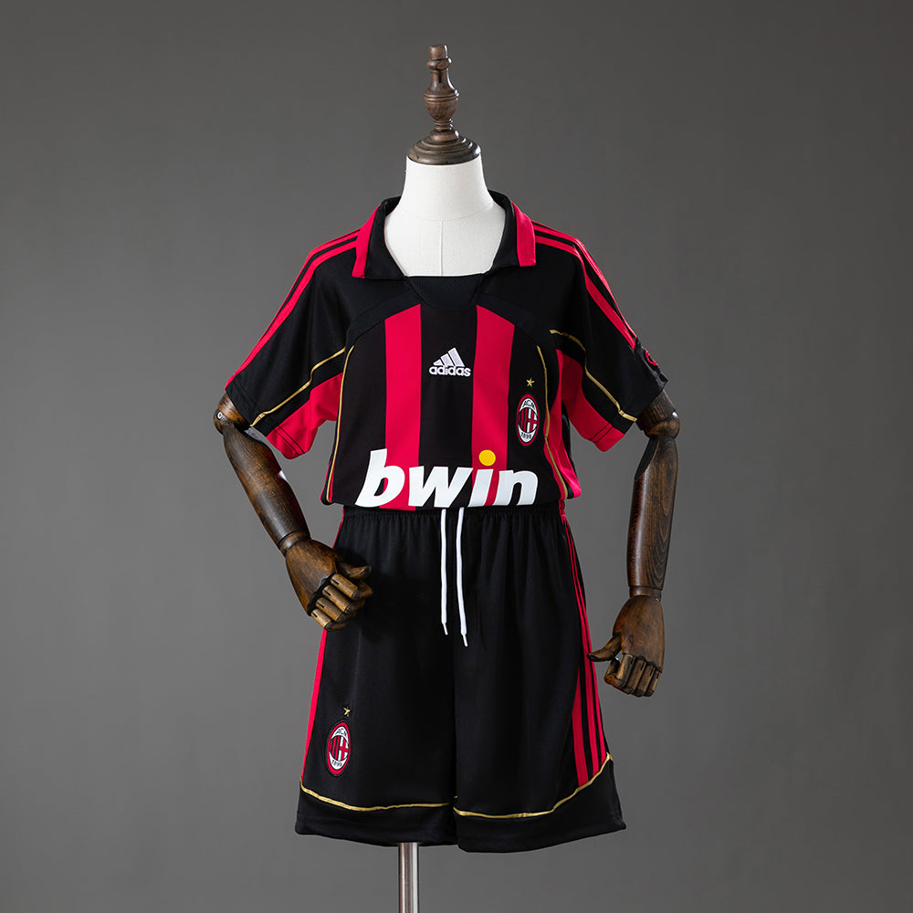 AC Milan 06-07 Home Retro Kids Kit