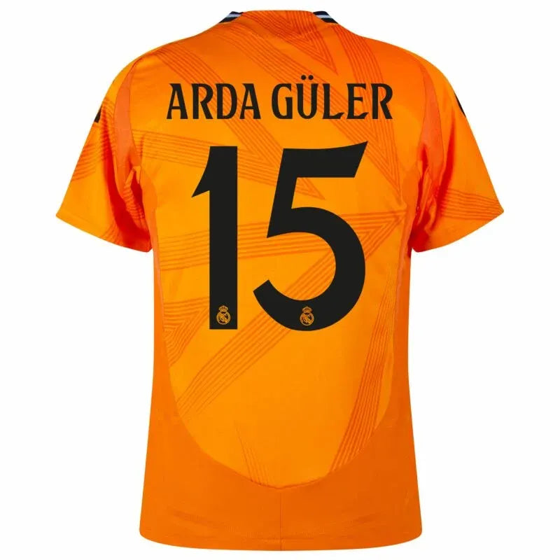 Real Madrid Arda Gũler 15 Away Shirt 2024-2025 Size：S-4XL