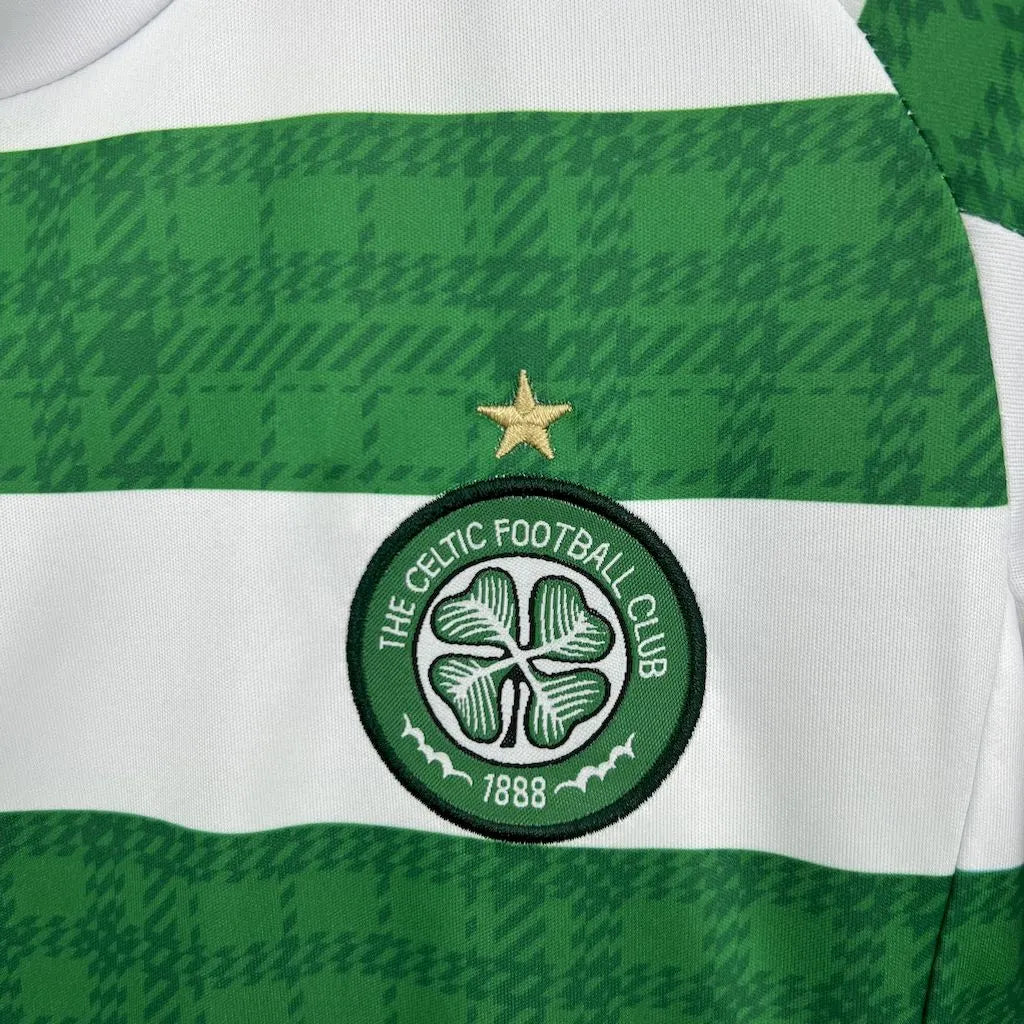 Celtic 2025-26 Home Kids Kit