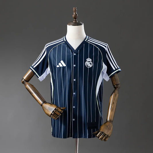 Real Madrid 25-26 Baseball - Navy Blue Jersey