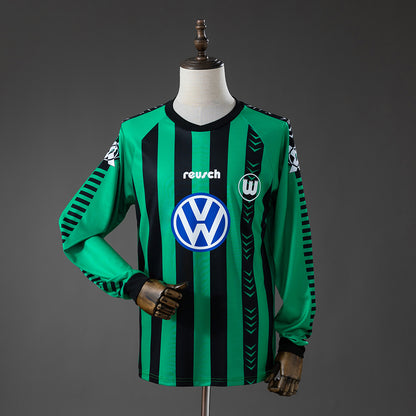 Wolfsburg 95-96 Away Retro Long Sleeve Jersey