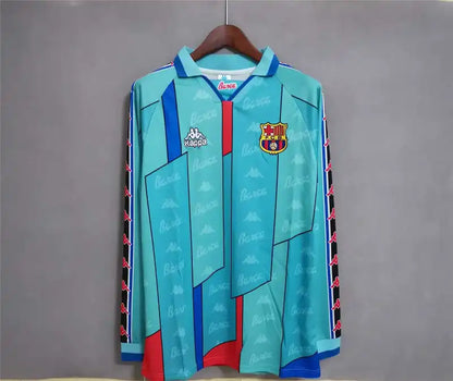 Barcelona Retro Long Sleeve Jersey Away 1996-97