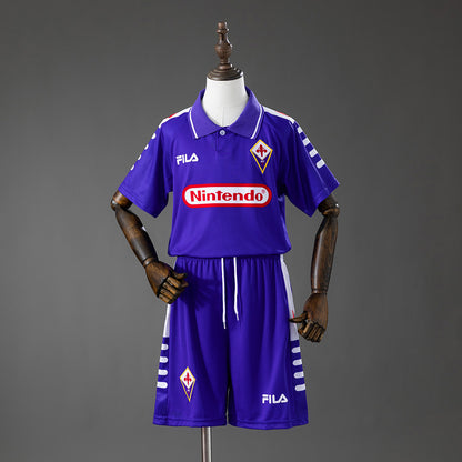 Fiorentina 98-99 Home Retro Kids Kit